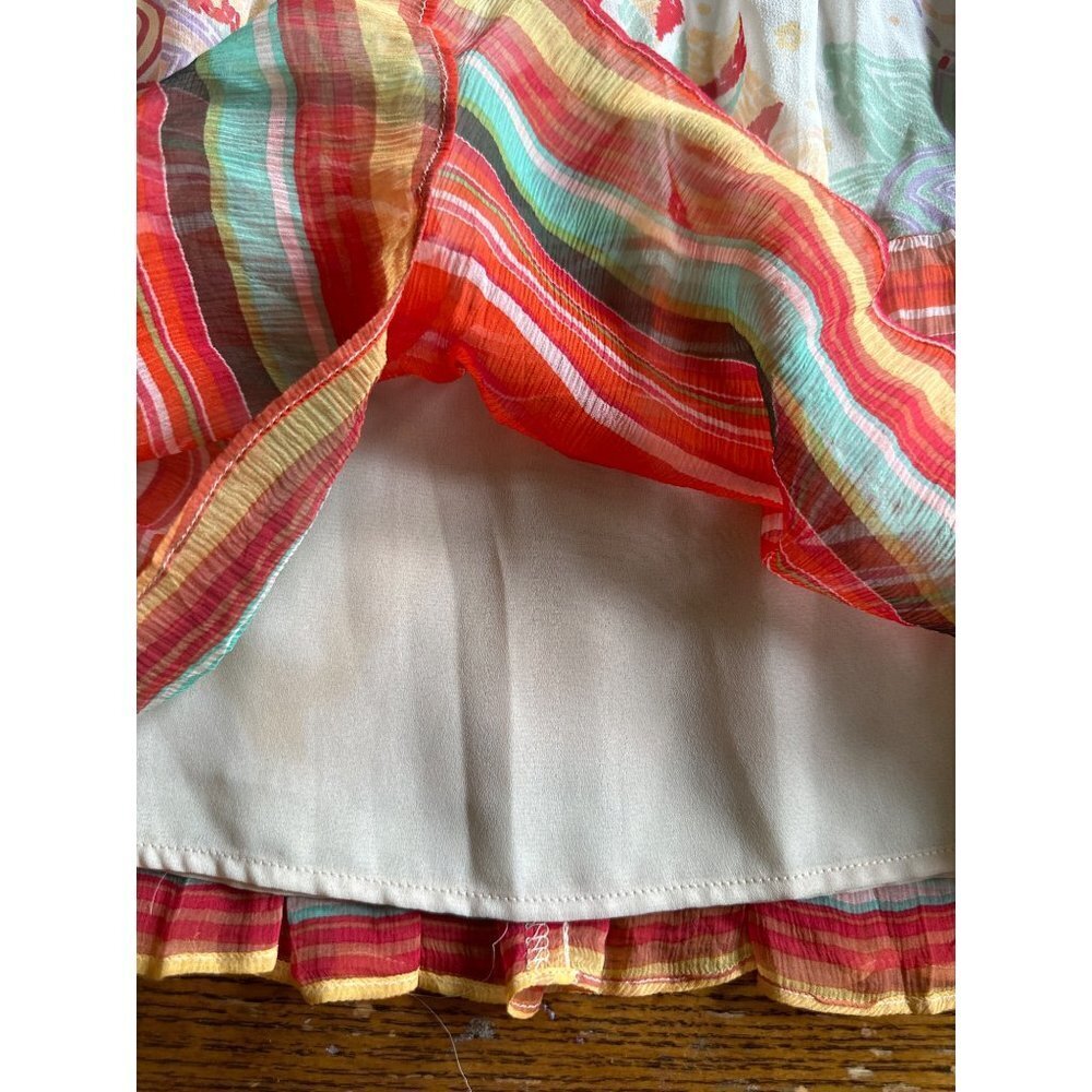 Vintage Mica silk skirt size s/m (vintage size 8) - Picture 3 of 9